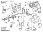 Bosch 0 601 135 761 Gbm 10 E Drill 230 V / Eu Spare Parts